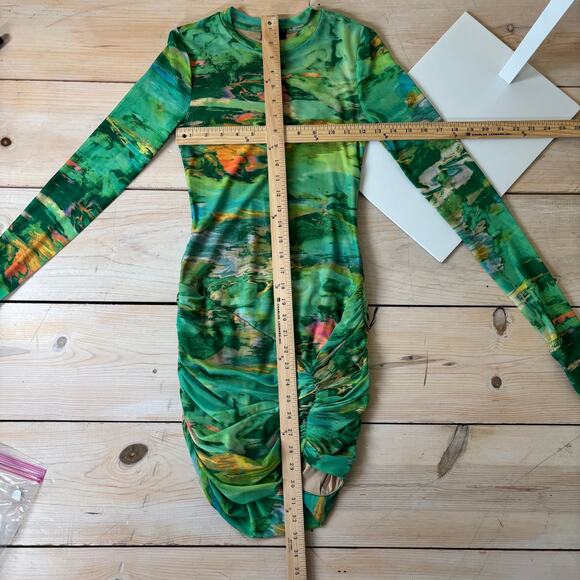 AFRM Green Multicolor Mini Dress - Picture 8 of 8